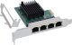 Karta sieciowa InLine ® Quad Gigabit karta sieciowa 4x RJ45 1 Gb/s PCIe x1 2