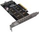 InLine® PCIe Karte zu 2x intern NVMe M.2 Key M – Bifurcation, PCIe x8 1