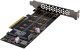 InLine® PCIe Karte zu 2x intern NVMe M.2 Key M – Bifurcation, PCIe x8 3