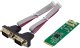InLine® Schnittstellenkarte M.2 zu 2x seriell 9pol Stecker 4