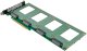 InLine® PCIe Karte zu 4x intern U.2 NVMe SFF-8639 – Bifurcation, PCIe x16 3