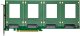 InLine® PCIe Karte zu 4x intern U.2 NVMe SFF-8639 – Bifurcation, PCIe x16 6