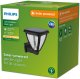 Wall LED outdoor light PHILIPS VAPORA, solar rechargeable, 1.5W 2700K 200lm 1
