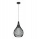 Pendant lamp EGLO Razoni, 1 x E27, 40W, black, o32.5 x h110 cm 6