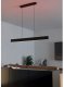 Ceiling LED lamp EGLO Andreas, 2x19W, RGB, 4320lm, black, 117 x 7 x 110 cm 8