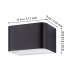 LED wall lamp EGLO SANIA 4, 6 W, 670 lm, 3000 K, black, 13 x 8 x 9 cm 3