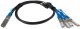 StarTech StarTech QSFP4SFPPC1M kabel InfiniBand / światłowodowy 1 m QSFP+ 4x SFP+ Czarny 2