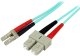 StarTech StarTech A50FBLCSC1 kabel InfiniBand / światłowodowy 1 m LC SC Turkusowy 1