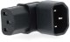 Nedis CEGB1190BK zmieniacz płci / kabli IEC-320-C13 IEC-320-C14 Czarny 1