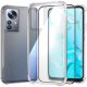 ETUI PANCERNE DO XIAOMI 12 LITE | CASE SILIKON SLIM ANTI SHOCK   SZKŁO 9H 1