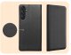 ETUI Z KLAPKĄ DO Samsung Galaxy M55 5G CZARNE ZAMYKANE MAGNETYCZNE KABURA 3