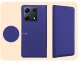 ETUI Z KLAPKĄ DO INFINIX NOTE 30 PRO GRANATOWE ZAMYKANE MAGNETYCZNE KABURA 3
