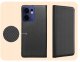 ETUI Z KLAPKĄ DO OPPO RENO13F 4G / 5G CZARNE ZAMYKANE MAGNETYCZNE KABURA 3