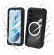 Etui Wodoodporne do Samsung Galaxy S25 (Do MagSafe, 360, Pancerne, Czarne) 1