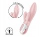 SATISFYER_Air Pump Bunny 3 pompowany wibrator z wypustkami do łechtaczki Pink 1