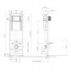 Cersanit C71 SYSTEM 40 MECH MZ412 PP WO PRZYCISK CHROM BŁYSK M 3