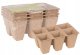 Zestaw 4 paletek doniczek do rozsady 12x8x5 biodegradowalne 100% naturalne 1