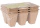 Zestaw 4 paletek doniczek do rozsady 12x8x5 biodegradowalne 100% naturalne 2