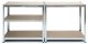 Zestaw regał magazynowy metalowy 150x75x30 5 półek x 175kg 2