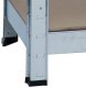 Zestaw regał magazynowy metalowy 180x90x30cm stal 3