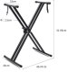 FONOTE KXX-1 Statyw pod keyboard czarny 5