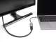 Delock - Highspeed - Videoadapter - 24 pin USB-C mannlich zu HDMI weiblich - 15 cm - Grau/Schwarz - unterstutzt 4K 60 Hz (4096 x 2160), HDR-Support, DP Alt Modus-Support 1