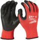 Pirštinės darbinės atsparios įpjovimam Milwaukee (XL/10 dydis) 12porų 3 lygis 1