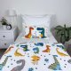 Jerry Fabrics vaikiškas patalynės komplektas Dino, 100x135, 2 dalių 2