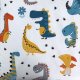 Jerry Fabrics vaikiškas patalynės komplektas Dino, 100x135, 2 dalių 3