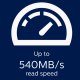 Dysk zewnętrzny SSD Philips Ultra Speed 500GB Szary (FM50SS031P/00) 5