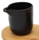 ZESTAW CERAMICZNA CUKIERNICZKA I MLECZNIK NA BAMBUSOWEJ PODSTAWCE BRUNBESTE BB-4503 3