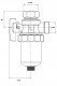 6096970 / VALVEX / MAGNETYZER / SEPARATOR ZANIECZYSZCZEŃ M-PURE 3/4" 3