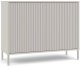 Komoda KAMARO 2D SLIM KASZMIR Lamele Front Ryflowany 1