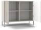 Komoda KAMARO 2D SLIM KASZMIR Lamele Front Ryflowany 2
