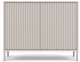 Komoda KAMARO 2D SLIM KASZMIR Lamele Front Ryflowany 7