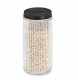 Zeller Słoik z metalową pokrywką KITCHEN ESSENTIALS, ryflowane szkło 2