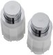 Trykknap a83 krom m/dobbelt skyl 2