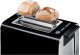 Bosch TAT8613N, 2 slice(s), Black, Stainless steel, Buttons, Level, LED, 860 W 1