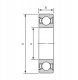 Leje SKF 6006 2Z 5