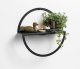 Circle Tealight shelf Ø 25 cm. Black 1