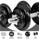2x10 kg Hantle regulowane żeliwne 30 mm + walizka 3
