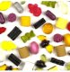Haribo mini color-rado owocowe anyżowe czarne żelki mini kształty 160g 2