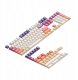 Nuphy - Carmine Cloud Cherry Profile Dye-sub PBT Keycaps - Nasadki do klawiatury mechanicznej Carmine Cloud 1