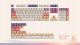 Nuphy - Carmine Cloud Cherry Profile Dye-sub PBT Keycaps - Nasadki do klawiatury mechanicznej Carmine Cloud 1