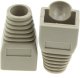 Osłonka wtyku RJ45 szara 10 sztuk 1