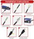 Osłonka wtyku RJ45 szara 10 sztuk 2
