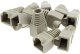 Osłonka wtyku RJ45 szara 10 sztuk 3
