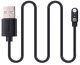 Kabel USB Livall USB-A - Magnetyczne 1 m Czarny (LIV_151820) 2