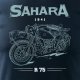 Koszulka motocyklowa z motocyklem BMW Sahara Legend męska granatowa XXL 1