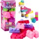 LeanToys Klocki W Pudełku Duże Budowlane Zestaw Kolorowe 40ele. 2
